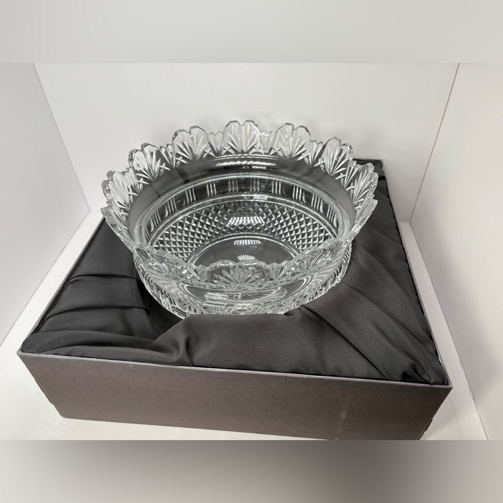 Waterford Crystal 10" KINGS BOWL Designer Gallery Footed Centerpiece - Picture 10 of 13